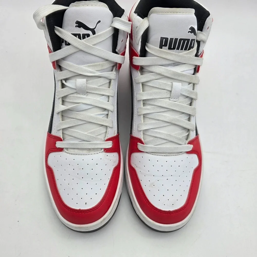 Puma Rebound LayUp High Top Red White Black 369573-14 US 9.5 Mens